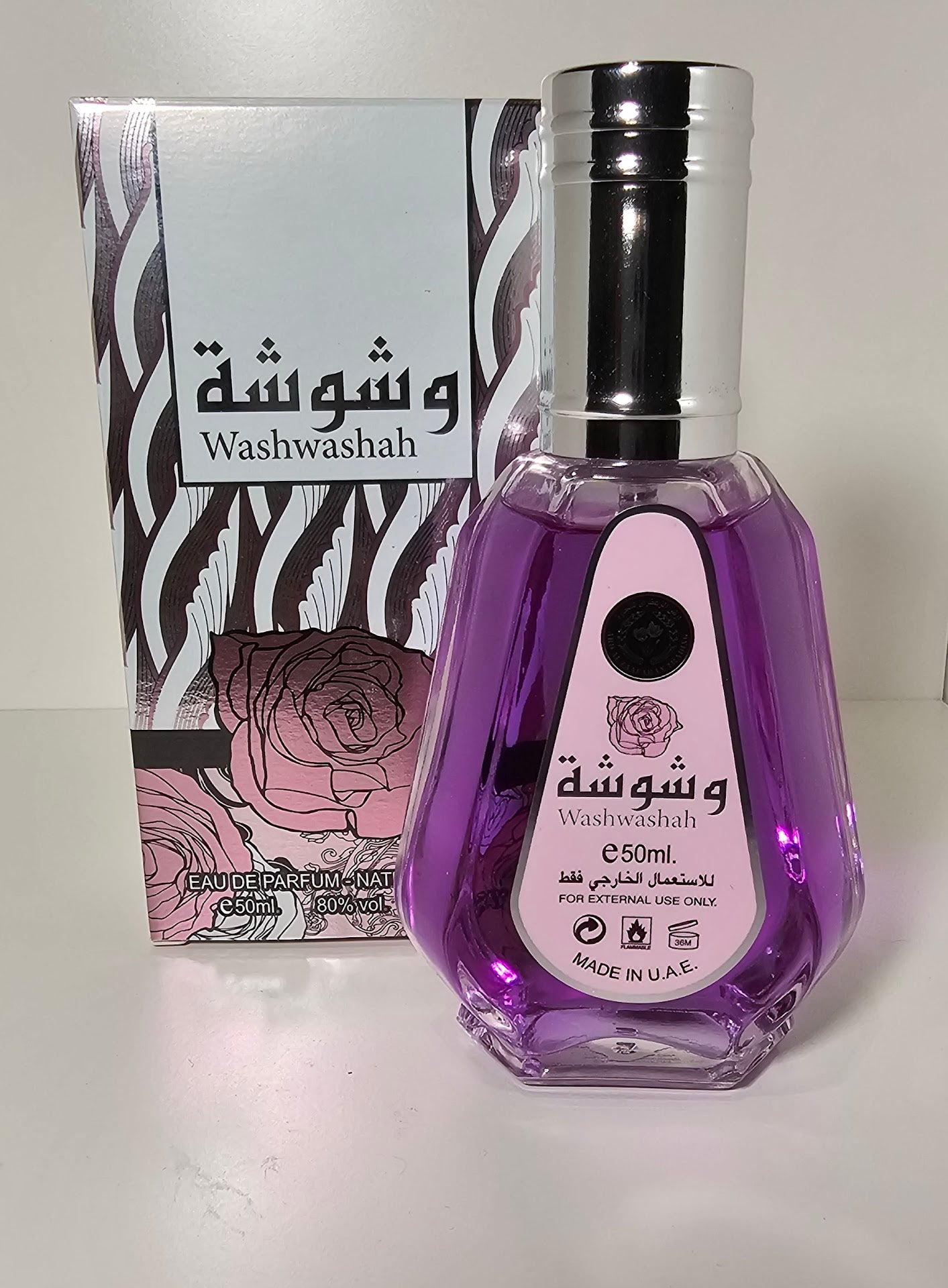 Washwashah – Eau de Parfum 50 ml Féminité florale & élégance orientale