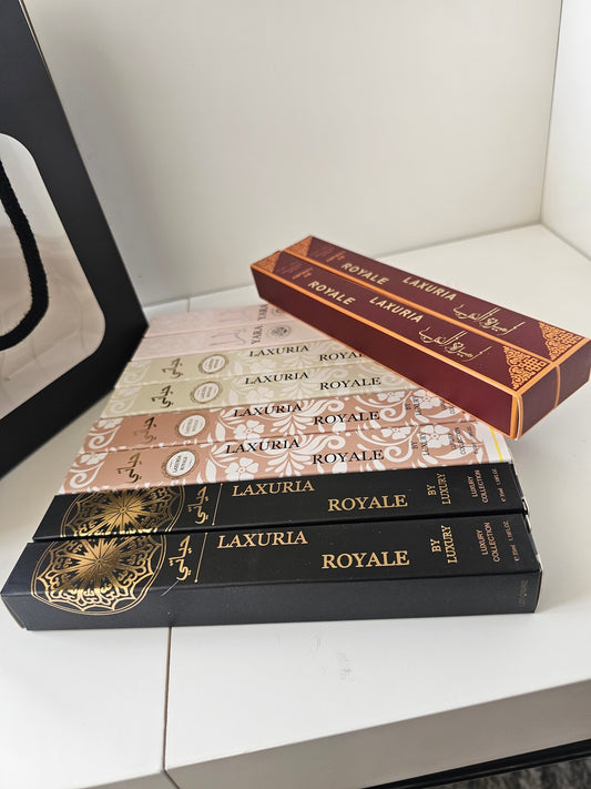Lot de 10 parfums 35ml Laxuria Royale-  inspiration Lataffa