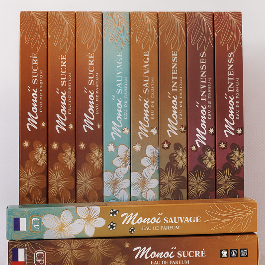 Lot de 10 parfums COLLECTION PLATINIUM - Gamme MONOI