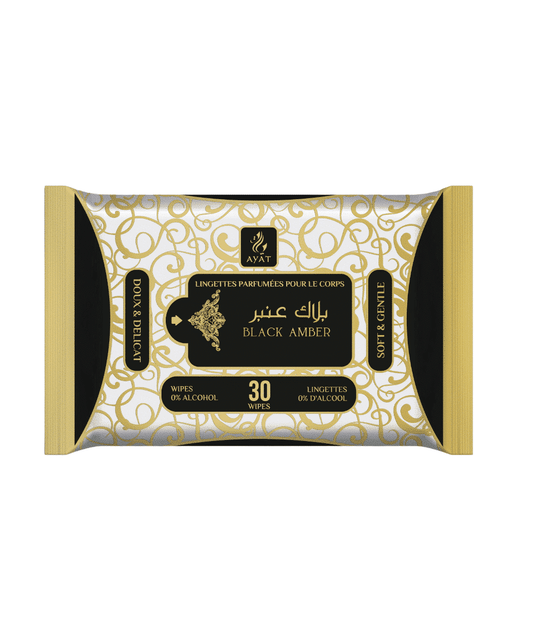 Lingettes Intimes Parfumées Black Amber – Ayat