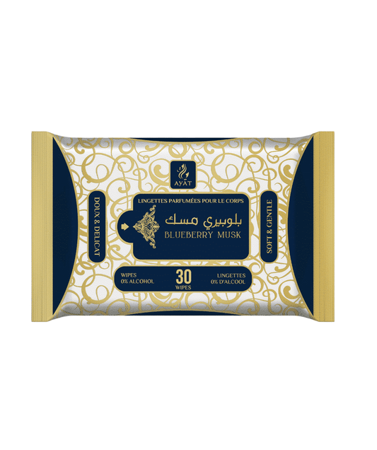 Lingettes Intimes Parfumées Blueberry Musk – Ayat
