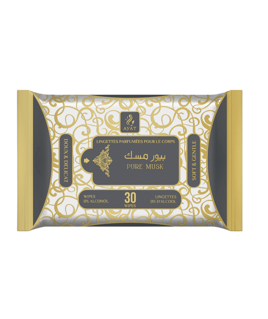 Lingettes Intimes Parfumées Pure Musk – Ayat