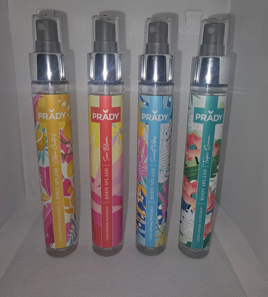 🌸 Lot de 5 Brumes Prady Body Splash – Fraîcheur & Légèreté 🌸