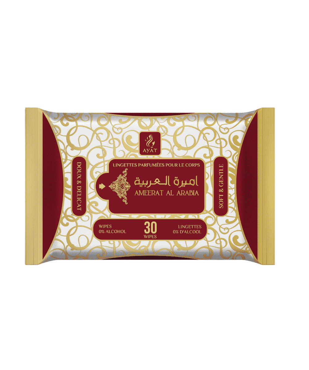 Lingettes Intimes Ameerat Al Arabia - Ayat Perfumes (30 lingettes)