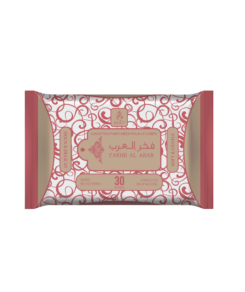 Lingettes Intimes Fakhar Al Arab - Ayat Perfumes (30 lingettes)
