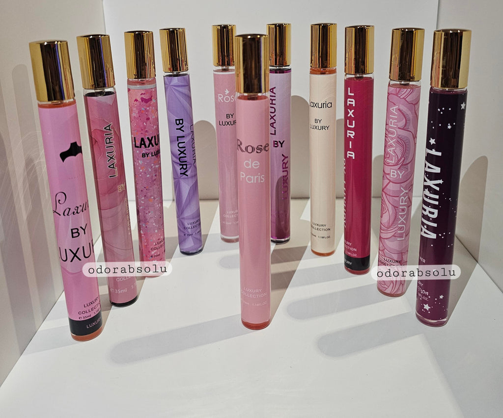 Lot de 12 parfums de poche pour femme - LUXURY - 35ml