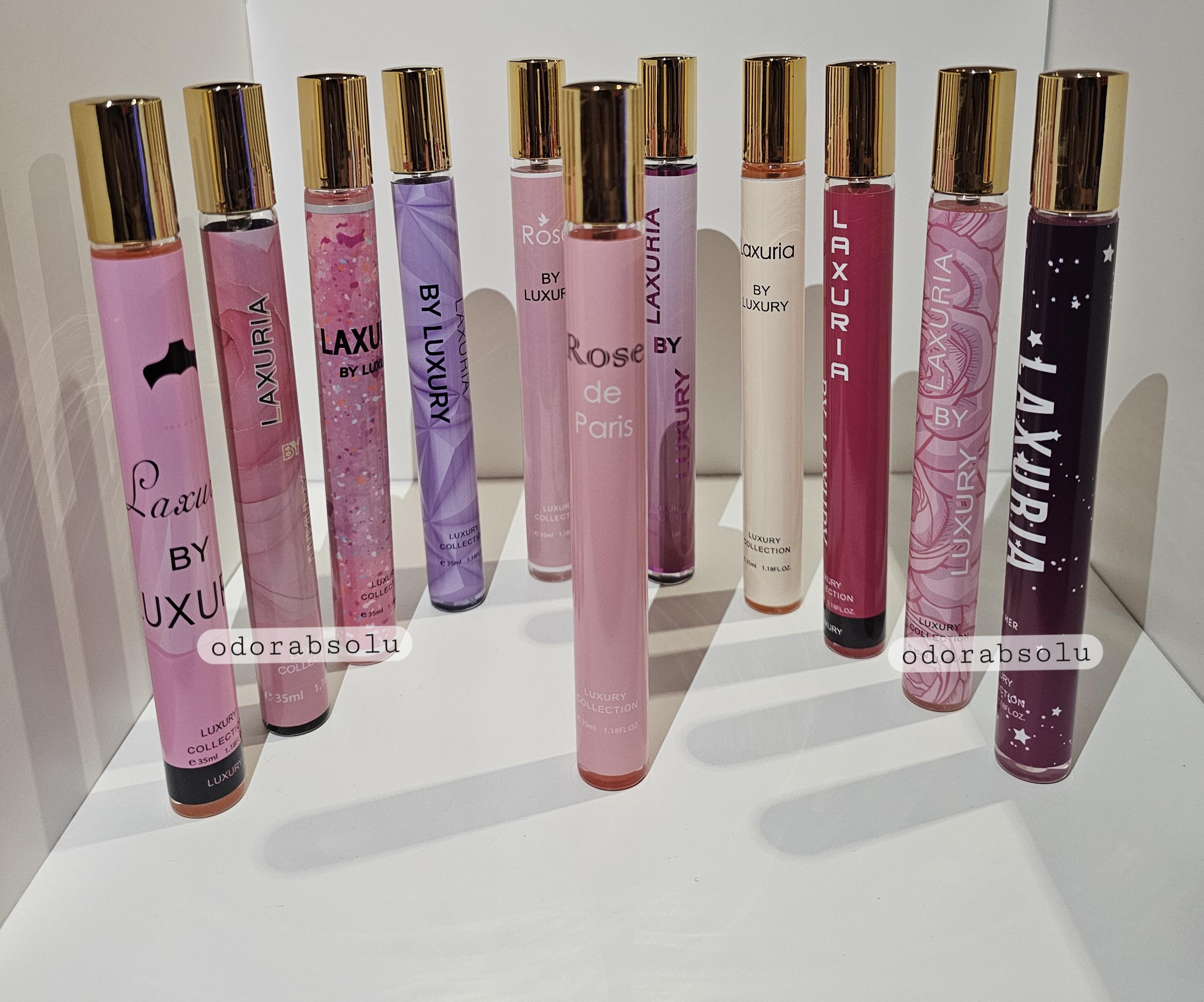 Lot de 12 parfums de poche pour femme - LUXURY - 35ml